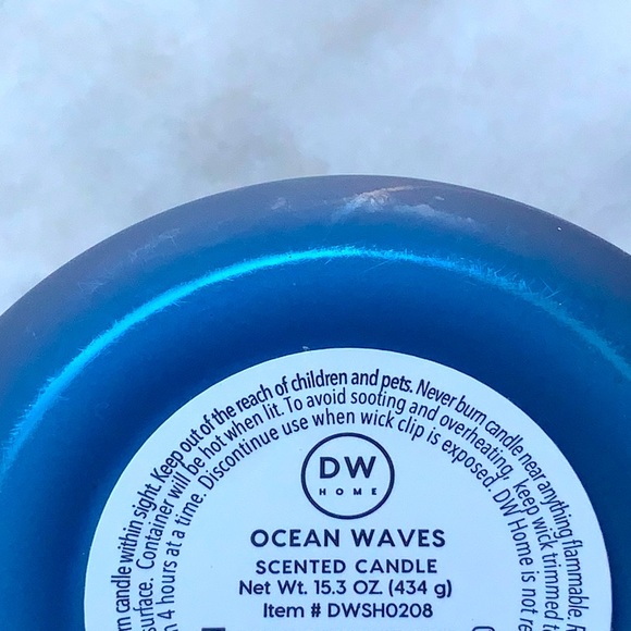 DW Home Accents Dw Home Ocean Waves Coast Line Candle Richly Scented New 2 Wick Poshmark